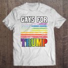 Tadostore Gays For Trump Lgbt Pride Gay Rainbow Flag Vote Republican Tee Shirt