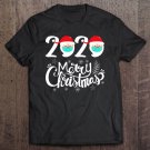 Tadostore Xmas 2020 Santa Face Mask Matching Family Pajama Tee Shirt