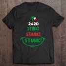 Tadostore 2020 Stink Stank Stunk Mask Matching Family Christmas Tee Shirt