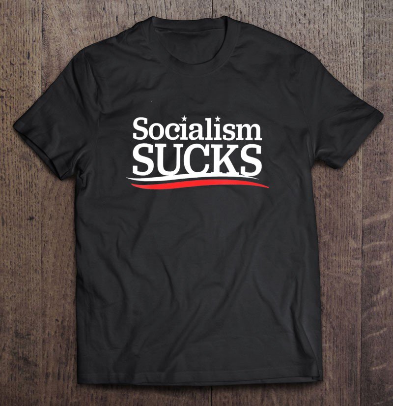 Tadostore Womens Socialism Sucks Pro-Trump 2020 Election Tee Shirt