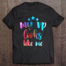 Tadostore Womens My Vp Looks Like Me Cute Gift For Mom And Dad Tee Shirt