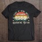 Tadostore Vintage 40 Years Being Awesome December 1980 Quarantine Tee Shirt