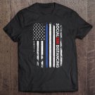 Tadostore Socialism Distancing Funny Anti Socialism Blue Line Support Tee Shirt