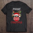 Tadostore Merry Christmas 2020 Rudolph Reindeer In Mask Holiday Gift Tee Shirt