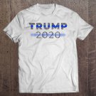 Tadostore Thin Blue Line Trump 2020 American Flag Double Sided, Police Tee Shirt
