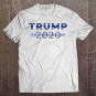 Tadostore Thin Blue Line Trump 2020 American Flag Double Sided, Police Tee Shirt
