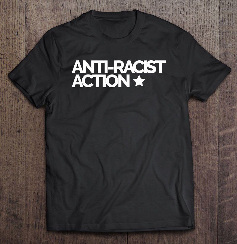 Tadostore Anti-Racist Action - Love Trumps Hate - Anti Trump Apparel Tee Shirt