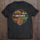 Tadostore Womens Afro Woman Juneteenth 1865 Black Pride Melanin Tee Shirt