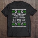Tadostore Kamala Christmas Deck The Halls Strong Smart Women Fa La La Tee Shirt
