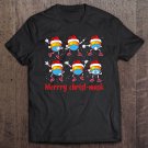 Tadostore Merry Christ-Mask Dancing Baseball Funny Christmas Tee Shirt