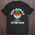 Tadostore Christmas Crew 2020 Funny Mask Wearing Elf Xmas Premium Tee Shirt