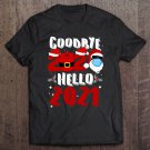 Tadostore Tu Goodbye 2020 Hello 2021 Christmas Santa Elf Costume Tee Shirt