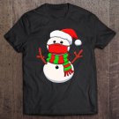 Tadostore Snowman Wearing Mask Funny Christmas Tee Shirt