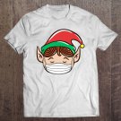 Tadostore Christmas Elf Wearing A Mask Tee Shirt