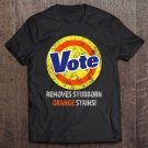 Tadostore Retro Vintage Anti-Trump Vote Removes Stubborn Orange Stains Premium Tee Shirt