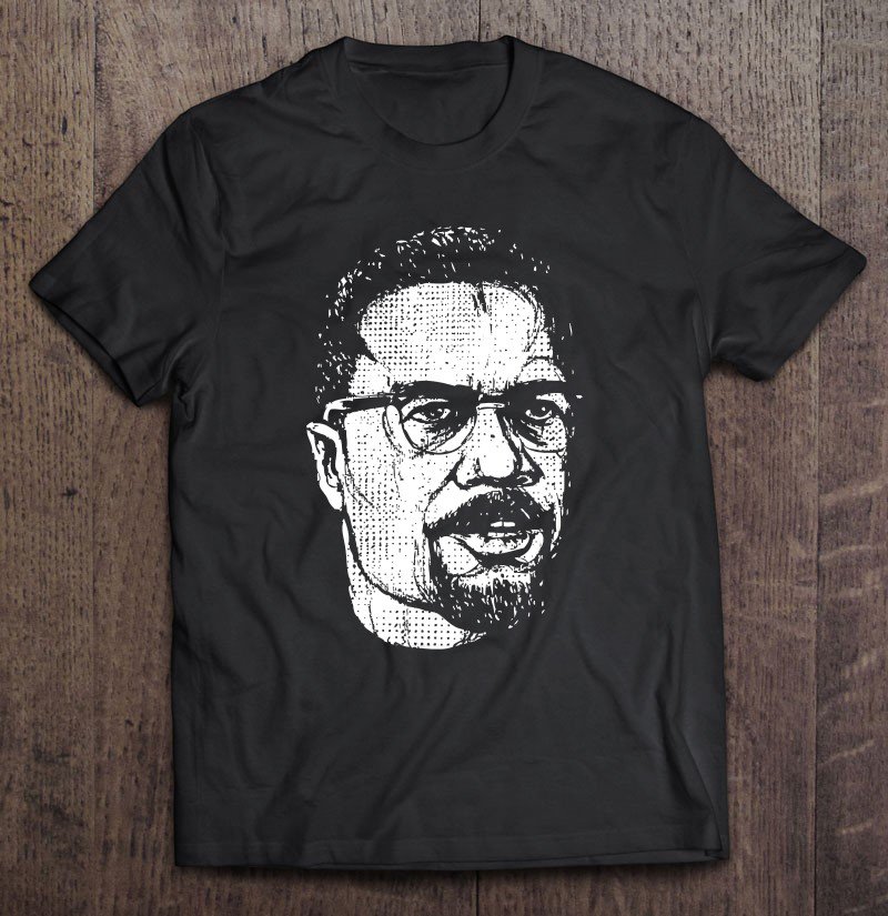 Tadostore Malcom Black Leader Inspirational Black History Month Tee Shirt