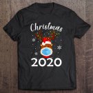 Tadostore Deer Wearing Mask - Quarantine Christmas 2020 Ugly Tee Shirt