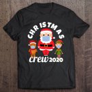 Tadostore Christmas Crew 2020 Mask Wearing Santa Elf And Reindeer Tee Shirt