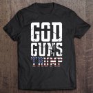Tadostore God Guns Trump Christian President Trump Supporter Gift Pullover Tee Shirt