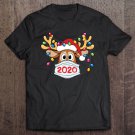 Tadostore Reindeer In Mask And Garland Christmas 2020 Ver2 Tee Shirt