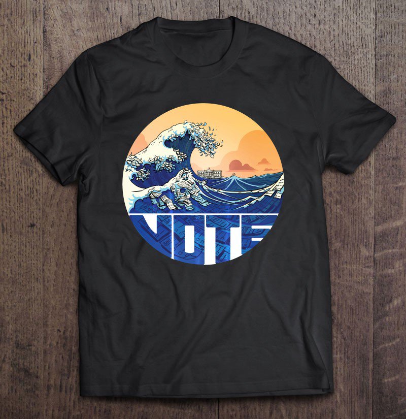Tadostore Blue-Nami Tee Shirt