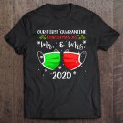 Tadostore Our First Quarantine Christmas As Mr Mrs 2020 Mask Couple Tee Shirt