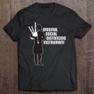 Tadostore Funny Social Distancing Instrument Scottish Bagpipe Music Tee Shirt
