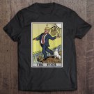 Tadostore Funny Anti Donald Trump The Fool Tarot Democrat Back Print Tee Shirt