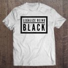 Tadostore Legalize Being Black Tank Top Tee Shirt