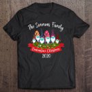 Tadostore Simmons Family Quarantined Christmas Xmas Family Uniform Tee Shirt