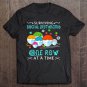 Tadostore Surviving Social Distancing One Row At A Time Yarn Wearing Mask Tee Shirt
