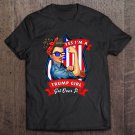 Tadostore Yes I'm Trump Girl Get Over It Us Flag 2020 Women Tee Shirt
