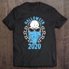 Tadostore Halloween 2020 Skull With Face Mask Quarantined Horror Gift Tee Shirt