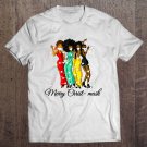 Tadostore Merry Christ-Mask Black Friends Girl Quarantine Tee Shirt