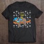 Tadostore Sleeping Sloth In Mask Menorah Hanukkah Quarantine Jew Gift Tee Shirt