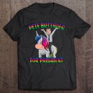 Tadostore Pete Buttigieg For President Riding Unicorn Funny 2020 Ver2 Tee Shirt