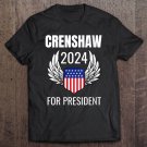 Tadostore Womens Fans Of Dan Crenshaw Shirts - American Flag Crenshaw 2024 Ver2 Tee Shirt