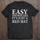 Tadostore Womens Easy Snowflake It's Just A Red Hat Trump 2020 Ver2 Tee Shirt