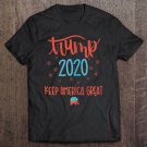 Tadostore Women's Cute Trump 2020 Apparel Keep America Great Tee Shirt
