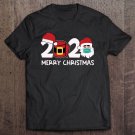 Tadostore Merry Christmas 2020 Cute Quarantine Funny Novelty Gift Tee Shirt