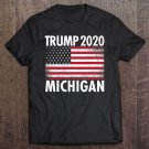 Tadostore Trump 2020 American Flag Michigan Tshirt Men Women Elect Tee Shirt