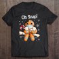 Tadostore Oh Snap Christmas Shirt Funny Gingerbread Man Gift Tee Shirt