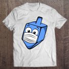 Tadostore Funny Hanukkah 2020 Dreidel Wearing Face Mask Graphic Pullover Tee Shirt