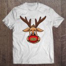 Tadostore Rudolph Reindeer Mask Funny Christmas 2020 Men Women Gift Tee Shirt