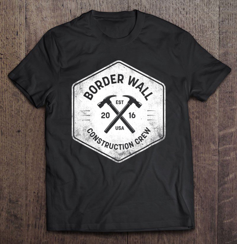 Tadostore Wall Construction Crew Vintage Pro-Trump Men Tee Shirt
