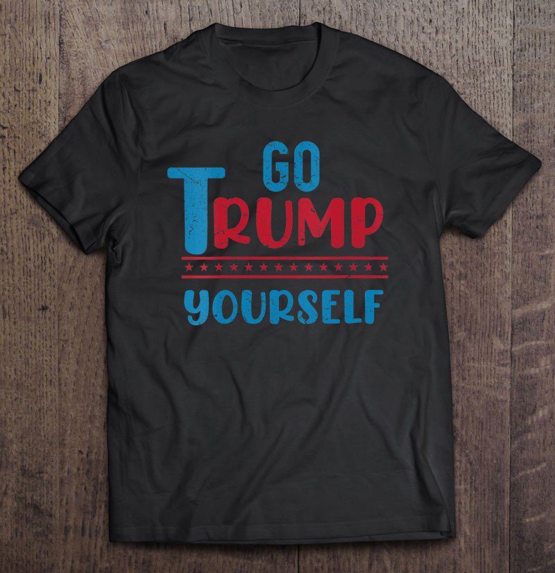 Tadostore Womens Funny Trump Tee Go Trump Yourself Tee Shirt