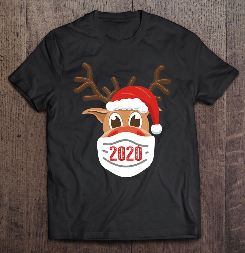 Tadostore Reindeer Mask Tee Shirt