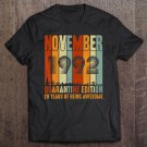 Tadostore Quarantine Edition Vintage November 1992 28Th Birthday Gift Tee Shirt