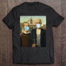Tadostore Classical Art Meme American Face Mask Tee Shirt