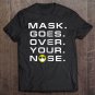 Tadostore Mask Goes Over Your Nose Face Medical Mask Emoticon Zip Tee Shirt